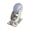 Vestil Thermoplastic Rubber Swivel Caster 3 In. Diameter x 1 In. Width 225 Lb. Capacity Gray CST-E-SS-3X1TPR-S - alternate 3