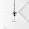 Jonathan Y Gaines 5.5" 1-Light Farmhouse Industrial Iron Mason Jar LED Pendant, Oil Rubbed Bronze/Clear JYL7800A - alternate 2