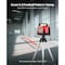 Vevor 2000ft Rotary Laser Level Kit Self Leveling Green Horizontal with Tripod LRE203 - alternate 2