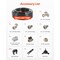 Vevor Air Compressor Line Kit 3/4'' x 100FT HDPE/Aluminum Shop Air Piping System Black CAP 100ft - alternate 2