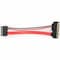 Rocstor PREMIUM 6IN 15CM SLIMLINE SATA TO SATA ADAPTER WITH POWER, FEMALE TO MALE - SE Y10A341-RD - alternate 2
