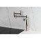 Kingston Brass Deck Mount Pot Filler Faucet with Knurled Handle, Polished Nickel KS3706RKZ - alternate 2