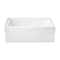 Kingston Brass 60" Acrylic Rectangular 3-Wall Alcove Tub, Right Hand Drain Hole, Glossy White VTAP6032R22 - alternate 1