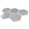 Apollo Tile 11x11 Carrrara Grey, Thassos White Marble Polished Floor and Wall Mosaic Tile 4.3 sqft/case, 5PK APLDC88G34A - alternate 2