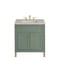 James Martin Vanities Chicago 30" Single Vanity, Smokey Celadon, w/ 3 CM Siberian Silestone Top 503-V30-SC-3SFR - alternate 1