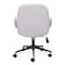Homeroots Beige and Black Adjustable Height Swivel Rolling Office Chair 556768 - alternate 3