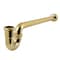 Kingston Brass 1-1/2 in. P-Trap with Box Flange, 19 in. Length, 18 Gauge, Polished Brass CC6122 - alternate 1