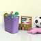Acrimet Wastebasket, Deskside Bin, 3.25 Gallon/13 Quart/ 12 Liter (Plastic) (Purple Color), 4PK 576.6 - alternate 2