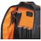 Klein Tools Tool Backpack, Black/Orange, 1680d Ballistic Weave Body; Hard Molded Polypropylene Bottom 62805BPTECH - alternate 2