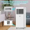 Edendirect 10,000 BTU (DOE) Portable Air Conditioner Cools 400 sq. ft. with Dehumidifier with Remote in White ZR-KY-10K-07A - alternate 2
