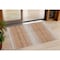 Homeroots 3' X 5' Copper And Beige Abstract Washable Indoor Outdoor Area Rug 599946 - alternate 1