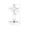 Ham-Let Actuated Valve, 4 Port UCV, 1/4 in, Swivel HM40-4VKLC-GF4GM4GM4GM4 - alternate 2