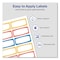 Avery Avery Kids Handwritten Identification Labels, 1.75 x 0.75, Borders: Blue, Orange, Yellow, PK60, 60PK 41442 - alternate 2