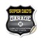 Signmission Super Dad's Garage I Can Fix Everything But Stupid, 18 Inch X 18 Inch, Vinyl Decal SHI-D-18-490-SUPER DAD - alternate 1