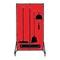 5S Supplies Housekeeping Shadow Board Broom Station V11, Red, Kit + Stand, No Text HSB-V11-RED-KIT-STAND-NO TEXT - alternate 1