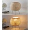 Jonathan Y Palma 10.75" Bohemian Rustic Iron/Rattan LED Mini Table Lamp with Smart Bulb, Black/Brown JYL4042A - alternate 2