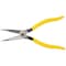 Klein Tools 8 7/16 in D203 Needle Nose Plier, Side Cutter Plastic Dipped Handle D203-8N - alternate 2
