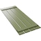 Ekena Millwork True Fit PVC Four Board Spaced Board-n-Batten Shutters, Moss Green , 23W x 44H, PR TFP101SBF23X044MG - alternate 2