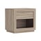 Manhattan Comfort Soren 26 in Nightstand in Natural Oak (1-Drawer) NS1873-2 - alternate 1