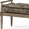 Homeroots 57in Beige And Brown Upholstered Cotton Blend Bench 376192 - alternate 2