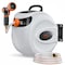 Vevor Retractable Hose Reel Water Hose Reel 100'x1/2" 180 Deg Swivel Wall-Mounted KSSJG1120028 - alternate 1