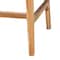 Bali & Pari Storsel Bohemian Natural Rattan and Teak Wood 2-Piece Counter Stool Set 249-2PC-13700-ZORO - alternate 2