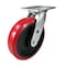 Hyw Products Heavy Duty Caster 8in Polyurethane on Plastic Wheel, Rigid 40-80R-A1-PU - alternate 1