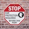 Signmission Stop Ear Protection Required Beyond, 10 Inch X 10 Inch, Aluminum Metal Signs OC-A-10-178 - alternate 2
