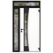 Vdomdoors Aluminum Door Cynex 6116 Black Entry Steel Metal Modern Painted W36+12xH80+12 Left Inswing CYNEX6116EXD-OAK-W36+12xH80+12-LH-I - alternate 2