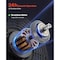 Vevor 10 in Wall-Mount Shutter Exhaust Fan with Smart Controller HA-250ME - alternate 2
