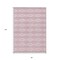 Homeroots 8' X 10' Pink Ivory And Gray Geometric Washable Indoor Outdoor Area Rug 599649 - alternate 2