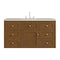James Martin Vanities Laurent 48" Single Vanity, Honey Oak w/ 3 CM Eternal Jasmine Pearl Silestone Top 545-V48-HNO-3EJP - alternate 3