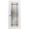 Sartodoors Solid French Door Frosted Glass Planum 2112 White 32x96 Solid Core Modern Interior PLANUM2112ID-WS-32 x 96-Butterfly - alternate 1
