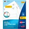 Avery reg Big Tab Printable Large White Dividers with Easy Peel, 8 Tabs, White, 20PK AVE14441 - alternate 1