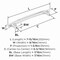 Amerock Willow 6-5/16 inch (160mm) Center-to-Center Polished Chrome Cabinet Pull, 10PK 10VMP3731226 - alternate 2