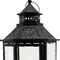 Homeroots Set of Three Clear And Black Glass And Metal Floor Lantern Candle Holders, 3PK 719767 - alternate 3