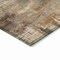 Homeroots 8' Brown Beige And Charcoal Round Abstract Washable Indoor Outdoor Area Rug 630761 - alternate 2