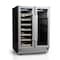 Tcl 5.3 Cu. Ft. 20-Bottle & 78-Can Wine & Beverage Cooler, Dual- Zone, Glass Door, Stainless Steel TRD20B8AS - alternate 1