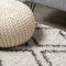 Jonathan Y Soller Diamond Trellis Shag Beige/Dark Gray 8 ft. x 10 ft. Area Rug SHG103A-8 - alternate 3
