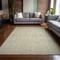 Homeroots 3' X 5' Light Green Damask Washable Non Skid Indoor Outdoor Area Rug 563856 - alternate 2