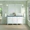 James Martin Vanities Lorelai 60'' D Vanity, Bright White w/ Parisien Bleu Silestone Top w/FreePower Wireless Charger 424-V60D-BW-FPBL - alternate 3