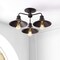 Jonathan Y Calvin 18.5" 3-Light Iron Industrial LED Semi Flush Mount, Oil Rubbed Bronze JYL7498A - alternate 2
