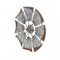 Homeroots Metal Windmill Shaped Wall Decor 399594 - alternate 3