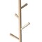 Homeroots 12in X 12in X 69in Walnut Walnut Storage Coat Rack 372950 - alternate 2