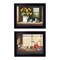 Homeroots Set Of Two Tea Apples and Strawberries Black Framed Print Kitchen Wall Art, 2PK 405772 - alternate 2