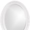 Homeroots Oval Mirror In A Glossy White Wood Frame 384179 - alternate 2