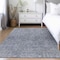 Homeroots 5' X 8' Navy Blue And Gray Southwestern Washable Indoor Outdoor Area Rug 587039 - alternate 2
