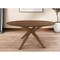 Homeroots 59" Brown Rounded Pedestal Base Dining Table 486014 - alternate 2