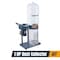 Powertec 1 HP 800 CFM Dust Collector w/ 1 Micron Dust Collector Bags and Mobile Base DC1081 - alternate 1