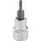 Channellock 3/8'' Drive 1/8'' 6-Point Standard Hex Bit Socket 371556 - alternate 1